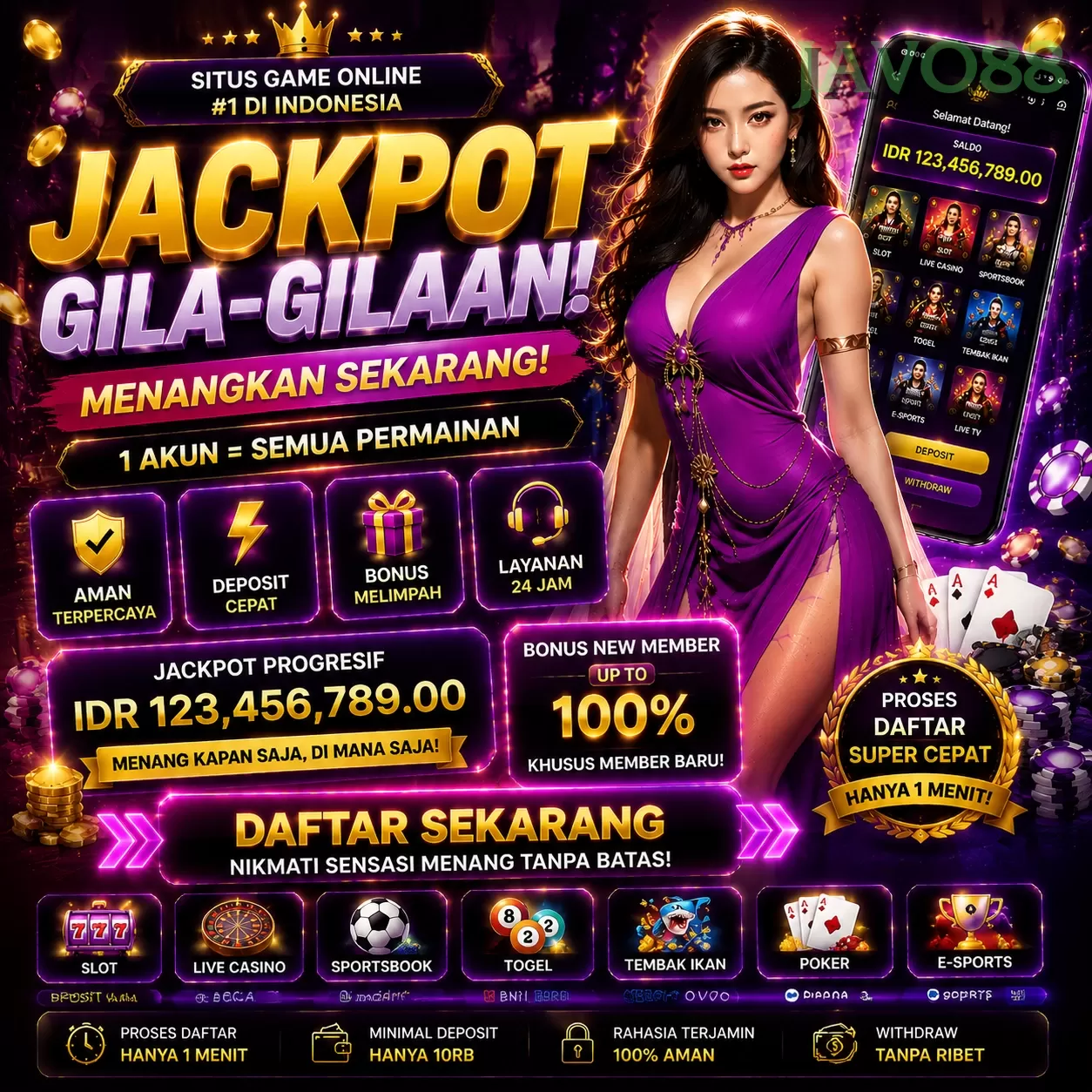 Pengalaman Bermain yang Menarik di javo88